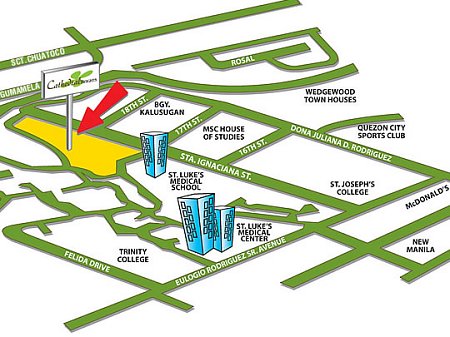 Cathedral Heights Location Map