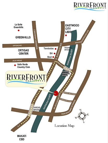 Riverfront Residences Map